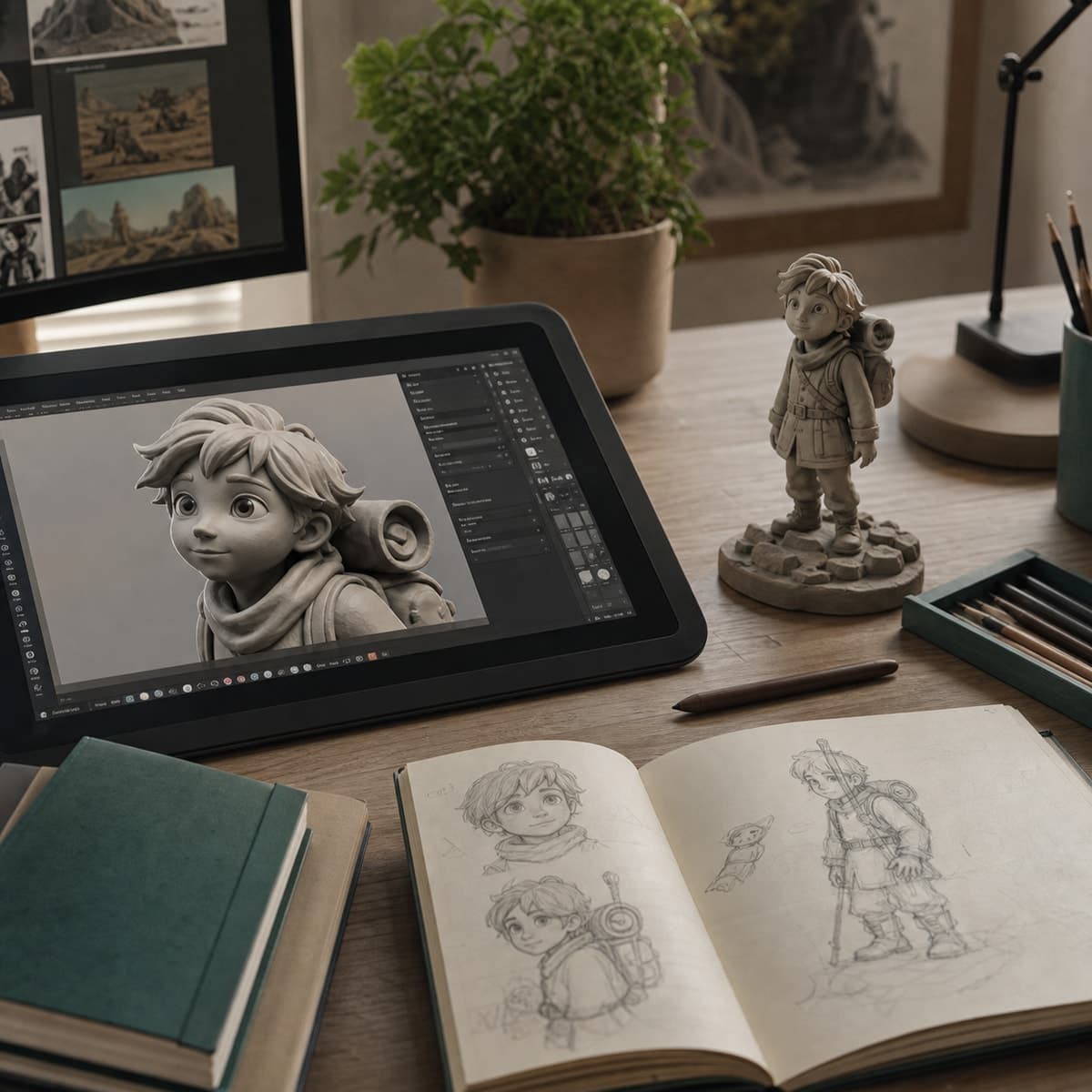 3D Art and Illustrations visual