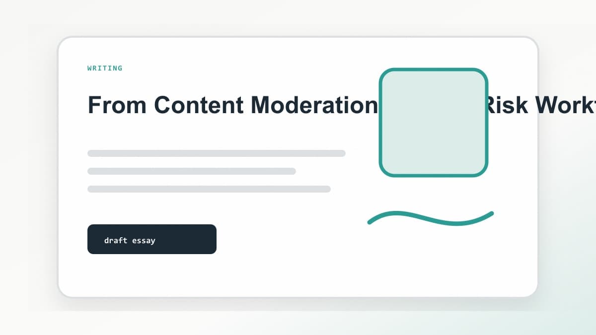 From Content Moderation to Civic Risk Intelligence cover